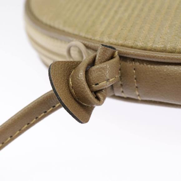 SAINT LAURENT Shoulder Bag Coated Canvas Beige Auth ep6623 - Picture 15 of 16